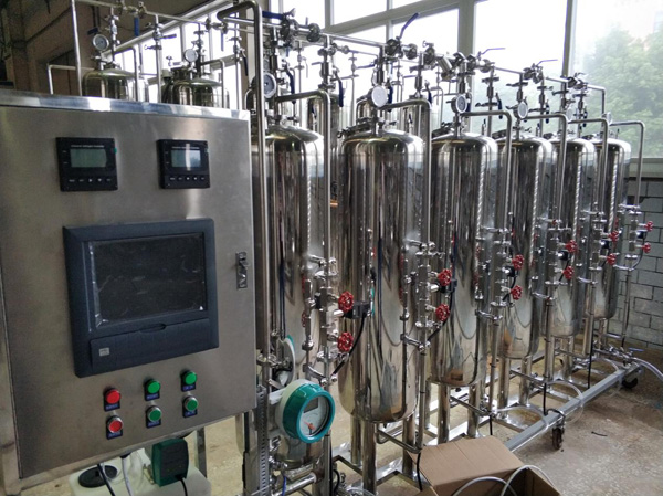 米科金屬管浮子流量計使用現場